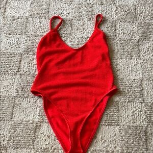 Good American Crinkle One-Piece Swimsuit